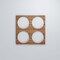 Ekena Millwork Small Wembley Decorative Fretwork Wood Wall Panels, Walnut, 11 3/8"W x 11 3/8"H x 3/8"T WALW12X12X0375WEMWA - alternate 4